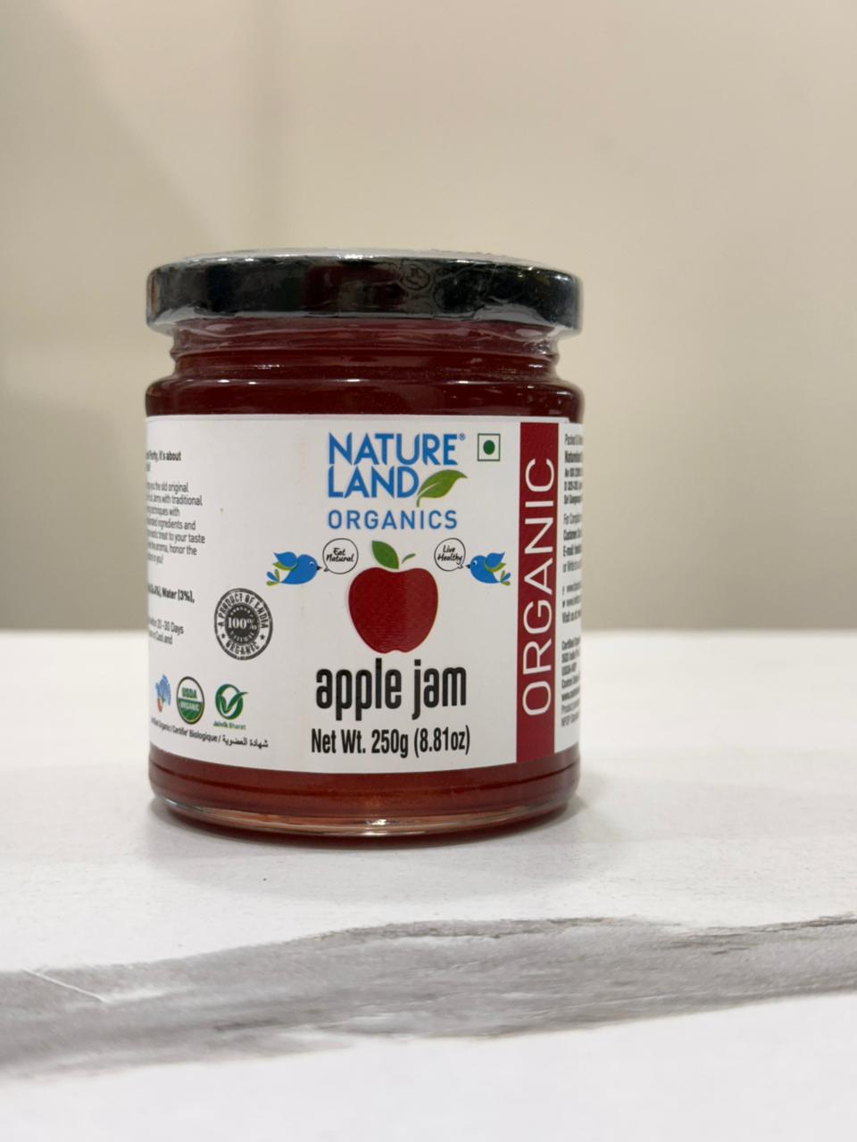 Natureland Organic Apple Jam 250g